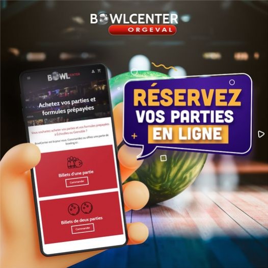 RÉSERVEZ VOS PARTIES EN LIGNE !